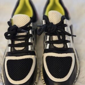 Steve Madden Black and White Sneakers